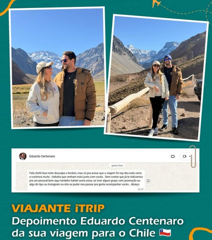 Depoimento do viajante Eduardo Centenaro sobre a viagem para o Chile organizada pela iTrip