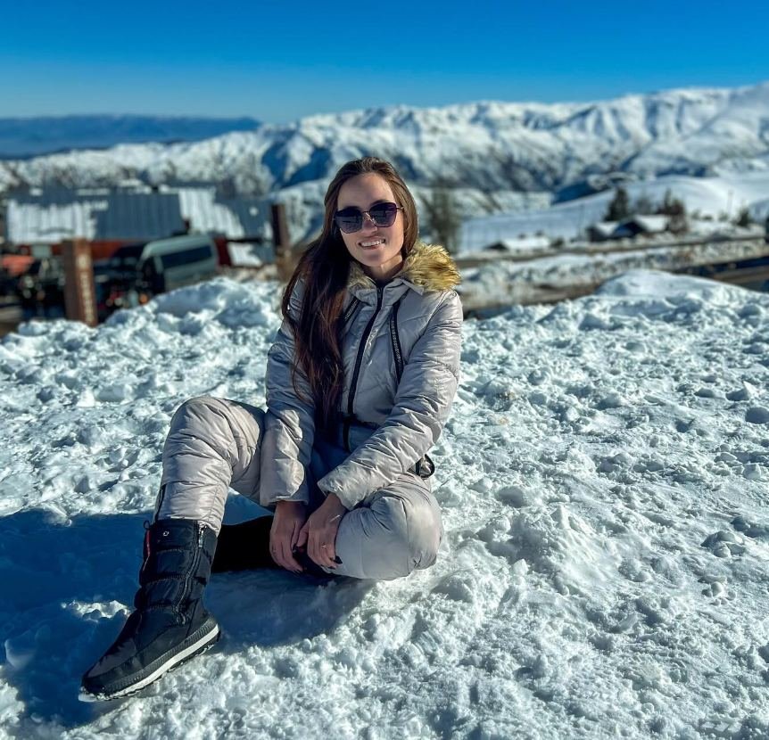 Viajante iTrip na neve