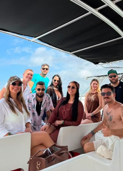 GRUPO ITRIP em passeio de barco em Punta Cana, República Dominicana